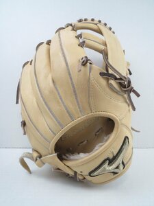 ♪MIZUNO Global Elite ∞NEO ミズノ グローバルエリート インフィニティネオ 軟式 内野手用 Jr用/Mサイズ ブロンド♪USED品