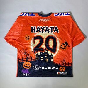 H.C.栃木日光アイスバックス #20 早田 聖也 選手 実使用「2023 HALLOWEEN GAME ユニフォーム」