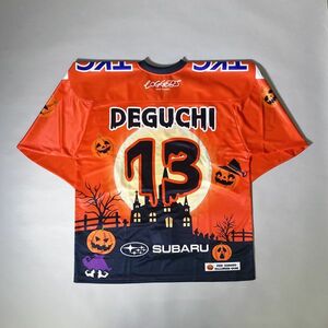 H.C.栃木日光アイスバックス #13 出口 圭太 選手 実使用「2023 HALLOWEEN GAME ユニフォーム」