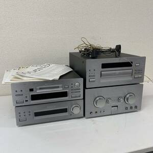 【Ga2】 KENWOOD KAF-7002 システムコンポ DPF-7002 KTF-5002 DMF-7003 アンプ チューナー CD MD 1106-43