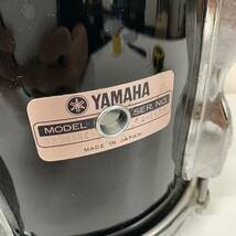 【B3】 YAMAHA TT908RC タム YD9000 ソリッドブラック レコーディングカスタム ドラム 1139-1_画像3