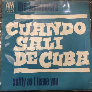7 SANDPIPERS[CUANDO SALI DE CUBA] フランス盤 中古レコード