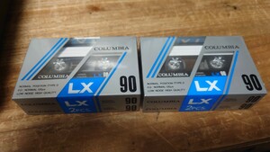 Columbia カセットテープ LX 90 ノーマルポジション 音楽一般用 2本パック×2 未開封品 
