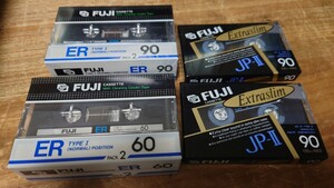 FUJI カセットテープ ER/JP-Ⅱ 計6個 未開封