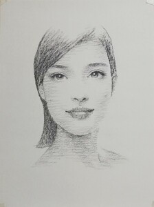 松原健治 ドローイング 原画「Girls1394」A4