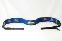 ☆貴重☆Nikon ニコン バード カメラ ストラップ 鳥 刺繍 青色(紺色) For Professional プロフェッショナル 野鳥 レア camera strap☆_画像2