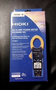 日置電機 hioki CM3286-90 (クランプテスター 電力計) ACクランプパワーメータ (CM3286-50 & Z3210) Bluetooth通信 電流 測定 交流 AC 600A