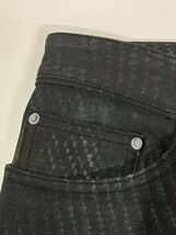 2013 s Balenciaga denim print coating pants rare バレンシアガ　3D graphic cyber future _画像6