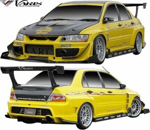 【M’s】 CT9A ランサーエボリューション8 (2003-2005) VARIS フルキット 5点 (タイムアタックVer.) バリス エアロ パーツ フルエアロ