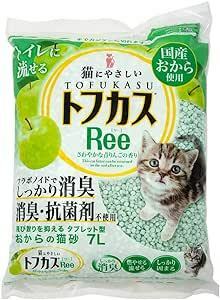 ★★ペグテック トフカス 猫砂 REE 7L×4個 (ケース販売)　新品　送料無料