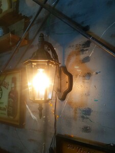 ガラスシェイド ペンダントランプ 1灯式 ウォールライト 壁掛け式 ランプ #アンティーク照明 #天井照明 #店舗什器 #アンティークな部屋 