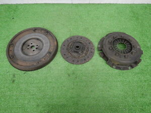 6A][ postage chronicle ] saec Conte sa flywheel + clutch cover + clutch disk / GR100 / CONTESSA rare old car Showa era 2 generation [861171]