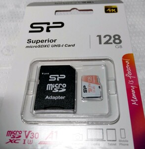 【即決760円】高速SiliconPower 128GB MicroSdxc