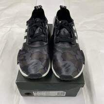 adidas NMD R1 BAPE a bathing ape BA7325 23.5cm アディダス エヌエムディー ベイプ スニーカー 靴 ブラック 黒 未使用_画像2