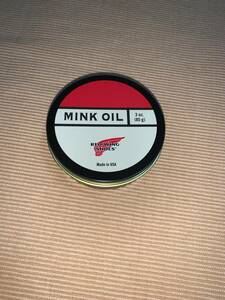 新品☆MINK OIL（ミンクオイル） ３oz (85g)　 革用 メンテナンス用品 シューケア ブーツケア 　RED WING SHOES（レッドウイング）