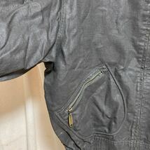 アルマーニ ジーンズ ARMANI JEANS スイングトップ ジップアップ ブルゾン size M ダークブラウン アウター ヴィンテージ _画像4