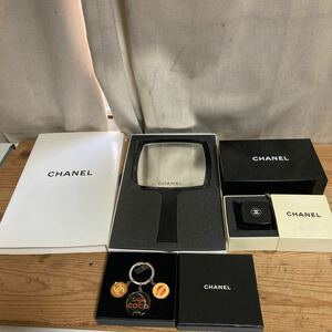 CHANEL シャネル ノベルティ ミラー 小物入れ キーホルダー 4点まとめ ブランド　