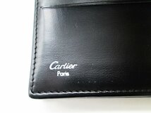 ■CARTIER カルティエ 長財布 レザー メンズ 黒■/A_画像5