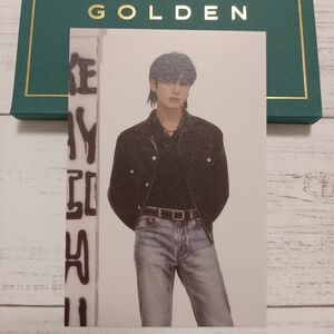 BTS JUNG KOOK　GOLDEN　WeverseVer　ランダムポストカード　ポスカ③　グクソロアルバム　グクポストカード