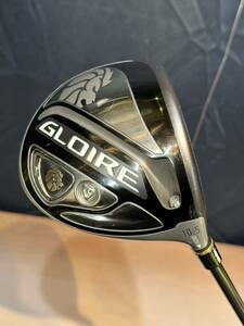 【中古品】 TaylorMade テーラーメイド GLOIRE グローレ ドライバー 1W 10.5° Fujikura GL2200 フレックス R ヘッドカバーダメージ有り 1F