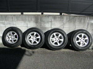 ★希少 【USEDスタッドレス215/80R15＆日産純正15インチアルミセット】 WINTER MAX SJ８ 2022年11/14週（LOT:4622） 走行僅かバリ山です！