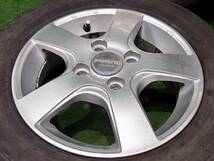 STYLE PRASINO 13×4J OFF42 PCD100 4H GOODYEAR グッドイヤー GT065 SA301 155/65R13 ワゴンR等に 売切!!　_画像2