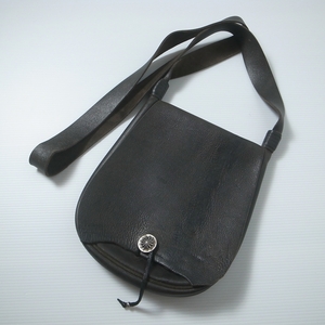 SWL leather works NOMADO BAG / ノマドバッグ レザーショルダーバッグ コンチョ ハンドメイド バイカー 京都 革