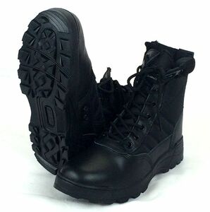 military boots Tacty karu boots combat boots rider boots work shoes shoes side zipper mackerel ge men's boots BK24.5cm