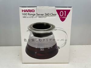 HARIO◇ハリオ◇ハリオ式珈琲◇レンジサーバー◇透明ブラック◇360ml◇茶器◇ポット【XGS-36TB】