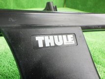 トヨタ エスティマ ACR55W 純正オプション ルーフバー 2本セット THULE スリー ルーフキャリア ベースキャリア 鍵付 純正OP_画像3