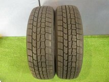 【青森発】中古 ダンロップ スタッドレス 冬 タイヤ WINTERMAX02 155/65R13 2本 2021年製＜個人宛て発送不可商品＞_画像1