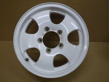 【岩手 盛岡発】中古 社外 ジムニー JA11 アルミホイール 16ｘ6.5JJ 5穴 139.7 +20 4本セット 傷有 錆有 ＜個人あて発送不可商品＞_画像4