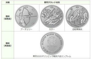 【レア★】記念硬貨　オリンピック　パラリンピック　2020年　100円　4種類中1種類　第3次　送料62円OK　4種類あり　選択可能