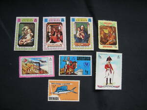 glanada[.. stamp, other ]8 kind one collection unused including in a package possible 