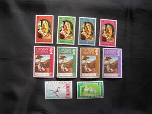 イギリス領　中米　カイマンアイランド切手　　10種一組　未使用　　　同梱可
