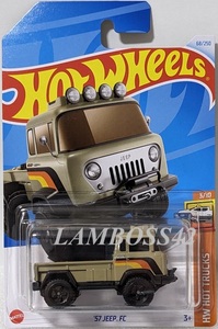 2024 #068 ホットウィール '57 Jeep FC 57 ジープ FC Hot Wheels HW Hot Trucks 3/10