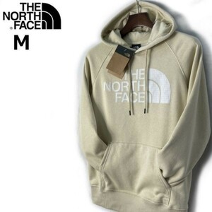 1円～!売切!【正規新品】THE NORTH FACE W NOV HALFDOME HOODIE パーカー スウェット US限定 裏起毛 立体ロゴ 登山(M)ベージュ 181130-30