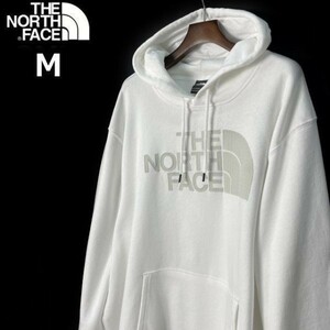 1円～!売切!【正規新品】THE NORTH FACE◆NOV HALFDOME HOODIE パーカー スウェット 2022最新 立体ロゴ アウトドア 裏起毛(M)白 181130-30