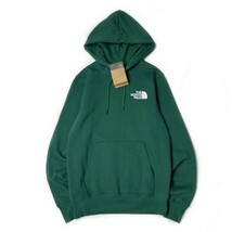 1円～!売切!【正規新品】THE NORTH FACE◆THROWBACK HOODIE パーカー US限定 キャンプ 裏起毛 男女兼用 アウトドア 登山(M)緑 181130-30_画像4