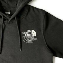 1円～!売切!【正規新品】THE NORTH FACE◆GRAPHIC INJECTION HOODIE パーカー スウェット US限定 バックプリント 裏起毛(L)黒 181130-30_画像4