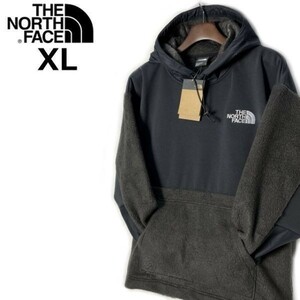 1円～!売切!【正規新品】THE NORTH FACE NOVELTY FLEECE JACKET フリース パーカー US限定 ふわふわ 裏起毛 キャンプ(XL)黒 181024-120