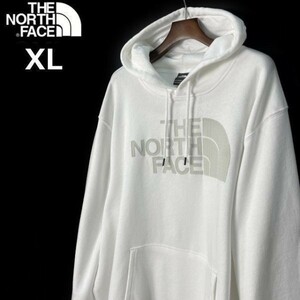 1円～!売切!【正規新品】THE NORTH FACE◆NOV HALFDOME HOODIE パーカー スウェット 2022最新 3D立体 男女兼用 裏起毛(XL)白 181130-30