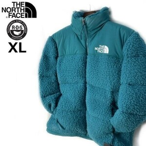 1円～!売切!【正規新品】THE NORTH FACE SHERPA NUPTSE JACKET ダウンジャケット ヌプシ モコモコ シェルパフリース ボア(XL)青 190122-175