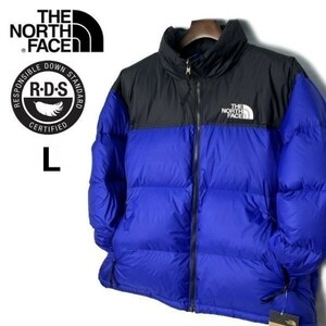 1円～!売切!【正規新品】THE NORTH FACE◆1996 RETRO NUPTSE JACKET◆ダウンジャケット ヌプシ US限定 RDS パッカブル(L)青 ② 190122-160