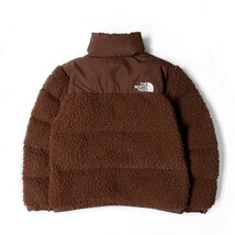 1円～!売切!【正規新品】THE NORTH FACE SHERPA NUPTSE JACKET ボア ダウンジャケット シェルパ ヌプシ US限定 モコモコ(XXL)茶 190122-175_画像8