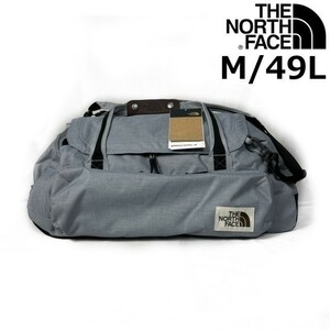 1円～!売切!【正規新品】THE NORTH FACE BERKELEY DUFFEL ボストンバッグ リュック 2WAY US限定 大容量 旅行 登山(M/49L)グレー 180626-50