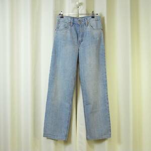 定価6500円 リーバイス DAD JEANS デニムパンツ 24インチ明るいブルー LEVI'S水色ダッドジーンズ ジーパン青ゆったり股上深め