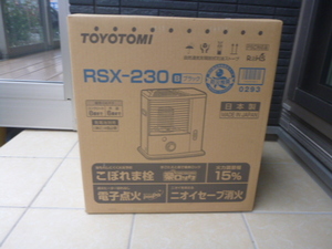 ★新品未開封　石油ストーブ　TOYOTOMI　RSX-230　ブラック★