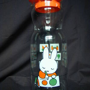 【中古】ミッフィー miffy 耐熱ガラスピッチャー 麦茶ポット 高さ25.5cmの画像1