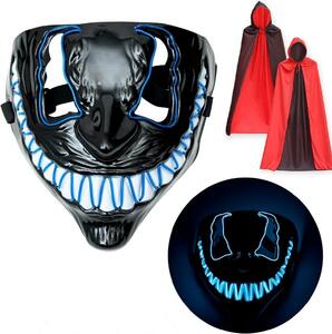 su618 shines LED mask mask blue color mask mantle set 